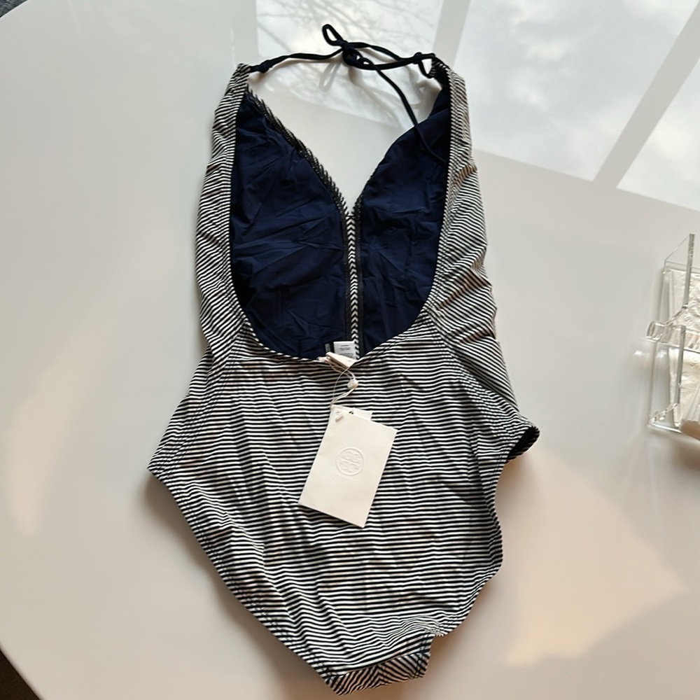 Tory Burch NWT cute striped bathing suit - Picture 2 of 6